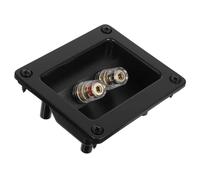 Abaodam 2-Way Speaker Binding Post Terminal Cup with Stable Transmission Technology, Plastic Material, Suitable for Speaker Box Assembly and Audio Equipment