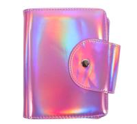 Abaodam 20 Card Slots Nail Art Stamping Holder Stamping Plate Bag Pu Portable Easy to Open and Close Simple Fashionable Design for A Fashionable Look and Party