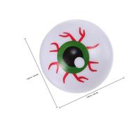 Abaodam 20 Pcs Bouncy Halloween Eyeballs Mixed Colors Spooky Decoration Party Favors Creepy Fake Eye Balls for Trick Treat and Halloween Atmosphere Enhancer