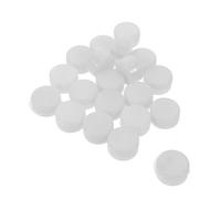 Abaodam 20 Pcs Plastic Ball Inserts Noise Maker Replacement for Baby Toys and Dolls, White Rattle Noise Maker Stimulating Infant Sensory Development, for Nurseries and Animal Puppet Toys