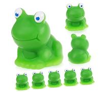 Abaodam 20 Pcs Realistic Small Frog Ornaments Resin Figurines for Garden Miniature Landscapes Flowerpots Educational Animal for Smooth Surface Safe Playthings and Decorative Statues