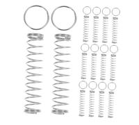 Abaodam 20 Set Spring & Ring Puzzle: Ring On Spring Tricks For Kids - Creative Magician Trick Toys For Stage Performance Props & Family Interaction