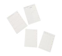 Abaodam 200pcs A7 Planner Inserts Refill, Undated 6-Hole Loose Leaf Paper, 400 Pages White Planner Paper for Office and Travel, Create to Do Lists and Track Appointments