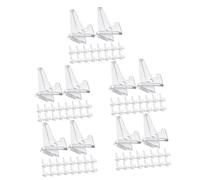 Abaodam 200pcs Acrylic Guitar Pick Display Stand Triangle Holder for Plectrum Storage Sturdy and Minimalist Design for Guitarists and Music