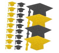 Abaodam 200pcs Graduation Confetti Black Bachelor Hat Shaped Confetti for Party Decoration for Graduation Ceremony Supplies Easy to Use Table Decor for Celebrations