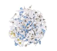 Abaodam 200pcs Mini Resin Bud Tiny Flower Vase for Micro Landscape Dollhouse Accessories DIY Fairy Garden Crafts and Decorations Assorted Designs