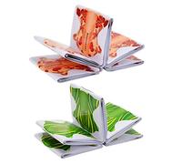 Abaodam 200pcs Nail Art Extension Paper Forms for Professional and Home Use, Assorted Color, Fashionable and Beautiful Design, for Gel Nail Extensions and French Tip Stickers