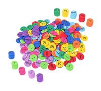 Abaodam 200pcs Place Value Discs Set Educational Math Counters for Cognitive Development Early Learning and Creative Play for Teaching Supplies for Home and School