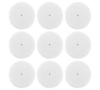 Abaodam 200pcs White Plastic Foam Earring Cushions for Earrings Soft Anti-Drop Pads Preventing Ear Needles from Hurting Easy to Operate for Professional and Personal Use