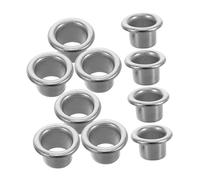 Abaodam 20pcs 9x9mm Snare Drum Air Vent Holes Metal Round Soffit Vents Replacement Drum Accessories for Marching Percussion and Aeration