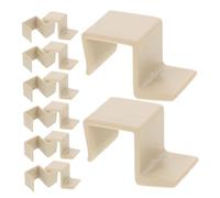 Abaodam 20pcs Bed Frame Feet Replacements and Bed Rail Hooks Plastic Crib Board Hangers for Weight-Bearing Feet Support Accessories for