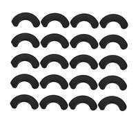 Abaodam 20pcs Black Dumbbell Holders Shockproof Pads Fitness Equipment Protection for Home Gym Vibration Dampening Fitness Tool Accessories