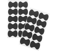 Abaodam 20Pcs Black EVA Guitar Pick Grips Non-Slip Anti-Dropping Stick-On Guitar Picks Grip for Acoustic and Bass Playing Accessories