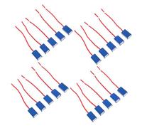 Abaodam 20pcs Ceramic Headlight Socket Adapter Wiring Harness for Car Lamp Holder High Heat Resistant Straight Plug Retrofit Connector for Fog Lights