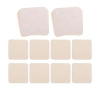 Abaodam 20pcs Ceramic Pottery Tools Clay Tools Making Cushion Beige Soft Material Absorbent Towel Effective Polishing for Outdoor Crafting 3.93x3.93in