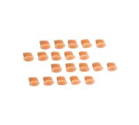 Abaodam 20pcs Copper Flute Silicone Pad for Trumpet Key Cushion Replacement Essential Accessory for Musicians High-grade Material for Tight Seals