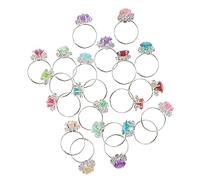 Abaodam 20Pcs Decorative Simulation Ring for Plaything Jewelry for Parties and Role Play Daughters and Friends