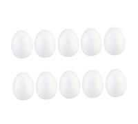 Abaodam 20pcs Fake Easter Eggs, 2. 4 Inch Mini Solid Foam Egg for Diy Painting Crafts, Decorative Ornaments for Kids School Projects