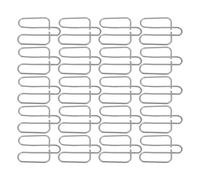 Abaodam 20pcs Galvanized Cage Fixing Clips for Pet Feeder Box and Cage Door Spring Fasteners for Rabbit and Bird Poultry Habitat Supply Accessory