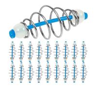 Abaodam 20Pcs Glow Bead Spring Fishing Bait Feeders Medium Olive-Shaped Carp Fishing Equipment Tackle Suitable for Method Feeder Angling