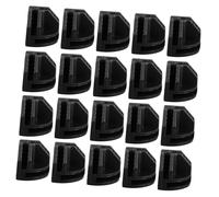 Abaodam 20pcs Grid Corner Connectors for Cabinet Assembly Heavy Load Support Easy to Install Wire Shelf Connectors for Pet Cage and Storage