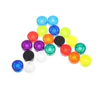 Abaodam 20pcs Guitar Footswitch Cap Plastic Pedal Toppers for Electric Guitar Effects Easy to Install Enhance Sound Creativity for Live Use