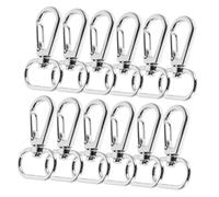 Abaodam 20pcs Heavy Duty Birdcage Buckles Fit Parrot Cage Door Locks Anti-escape Metal Cage Safety Clips for Secure Pet Habitat