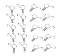 Abaodam 20pcs Heavy Duty Spring Latch Hooks for Pet Cages Secure and Sturdy Replacement Hook Latch Lock for Rabbit Guinea Pig and Dog Doors Easy Installation for Home and Outdoor Use