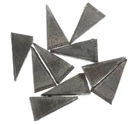 Abaodam 20pcs High Carbon Steel Axe Wedge with Lever Face Design, Cost-Saving Handle Install Supplies for Outdoor Tool Repair and Reinforcement, Practical Steel Wedges for Home Use
