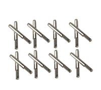 Abaodam 20pcs Lyre Harp Parts Metal Tuning Pegs Replacement String Pegs for Lyre Fit Easy to Use: 1