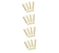 Abaodam 20pcs Mandolin Instrument Accessories Ebony Nut Files Nut Replacement Parts for Guitars