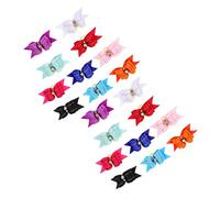Abaodam 20Pcs Mixed Color Small Dog Bows Adorable Hair Accessories for Pets for Dogs Puppies Cats and Rabbits for Holidays and Special Occasions
