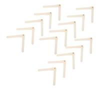 Abaodam 20Pcs Model Airplane Pin Hinges 4.5X67Mm Lightweight Plastic Craft Hinges for Rc Model Plane Wing Fixing Accessories DIY Aircraft Spare Parts