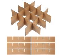 Abaodam 20pcs Moving Box Partition Box Dividers 13x3" Paper Cardboard Resist Bending Stable Separation for Organizing Kitchen Dishes and Moving Delicate Electronics Ornaments