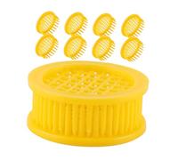 Abaodam 20Pcs Plastic Bee Rearing Cages Durable Beekeeping Tools with Simple Structure for Bee Incubation Bases and Cell Cups Practical Equipment for Professional Apiaries