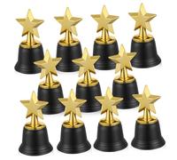 Abaodam 20Pcs Plastic Five Point Star Trophy Lightweight Award for School Ceremonies Sports Days Classroom Prizes and Party Favors