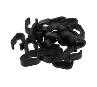 Abaodam 20pcs Plastic Mic Stand Cable Clips Holder Mic Cable Clips Boom Pole Holder Stand Accessories Flexible for Boom Pole