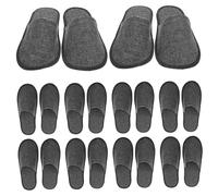 Abaodam 20Pcs Portable Disposable Slippers Non-skid Indoor Hotel Guest Shoes Lightweight Summer Home Use Unisex Business Trip Essential