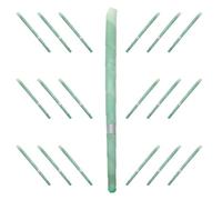 Abaodam 20pcs Practical Ear Wax Removal Aromatherapy Sticks in Light Green Zinc Alloy Material for People with Poor Sleep, Convenient Ear Care Tool to Reduce Tinnitus and Sleep Quality