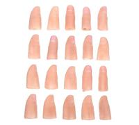 Abaodam 20Pcs Realistic Fake Finger Cot Props for Stage Performance Conjure Tricks Fun Prank High Grade Material Easy to Use and