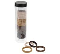 Abaodam 20pcs Seamless Nylon Hair Ties Elastic Hair Bands No Loose Ends for Women, Stretchy Ponytail Holders for Home and Trips