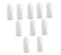 Abaodam 20pcs Silicone Finger Toothbrush for Dogs and Pets Double-Sided Design and Delicate Massage Bumps, Soft Bristles for Effective Teeth Cleaning and Teething Discomfort Relief in Pet