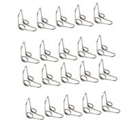 Abaodam 20pcs Silver Trumpet Key Springs Drainage Accessories for Trumpet Maintenance Easy to Install Replacement Parts for Models