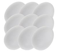 Abaodam 20Pcs Simulation Pigeon Eggs Durable Plastic Bird Eggs for Racing Pigeons Parrots and Cockatiels for Assisted Hatching and Bird Care Supplies