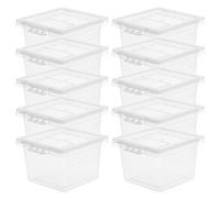 Abaodam 20Pcs Small Plastic Reptile Breeding Boxes for Snakes Lizards Spiders and Insects Enclosure with Ventilation Suitable for Amphibians and Exotic Pets