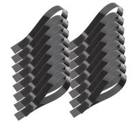 Abaodam 20pcs Snare Drum Wire Straps Durable Pet Mounting Straps for Snare Drum Wires Easy Installation and Reliable Fixing