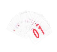 Abaodam 20Pcs Sports Event Number Bibs Polyester Cotton Race Bib Replacement for Marathon Running School Competitions Portable Cloth for Trainers Athletes