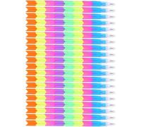 Abaodam 20pcs Stackable Colourful Pencils with Non-sharpening Lead and Abs Material, Bright Colour Pencils for Classroom Prizes and Creative Drawing