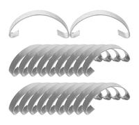 Abaodam 20pcs Sturdy Steel Cage Door Hooks for Chicken Wire Mesh, Multifunctional Spring Latches Hooks with Space-saving Design, Suitable for Bird and Rabbit Breeding Cages