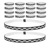 Abaodam 20pcs Table Tennis Paddle Edge Tape Black High-adhesion Racket Guard Tape for Ping Pong Racket Protection Professional for Portable Paddle Maintenance